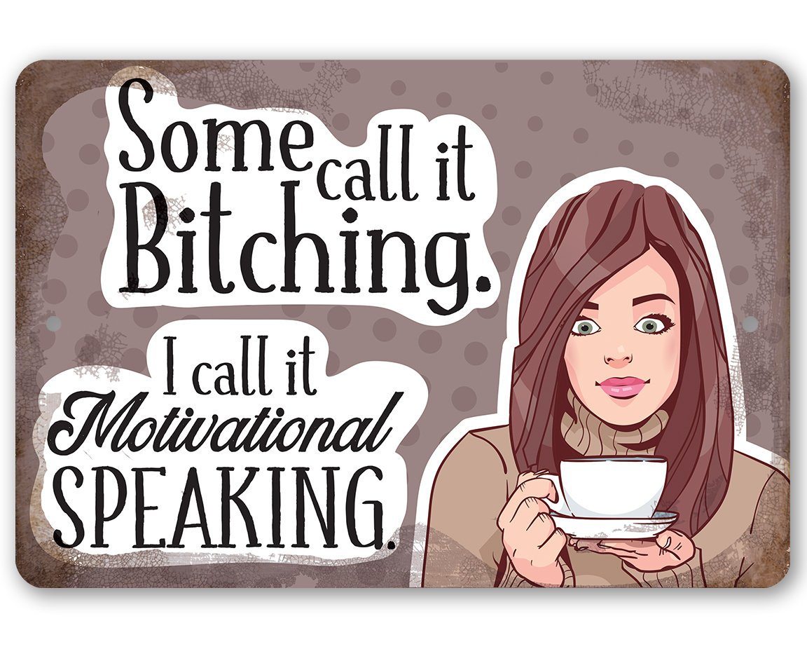 Motivational Speaking - Metal Sign