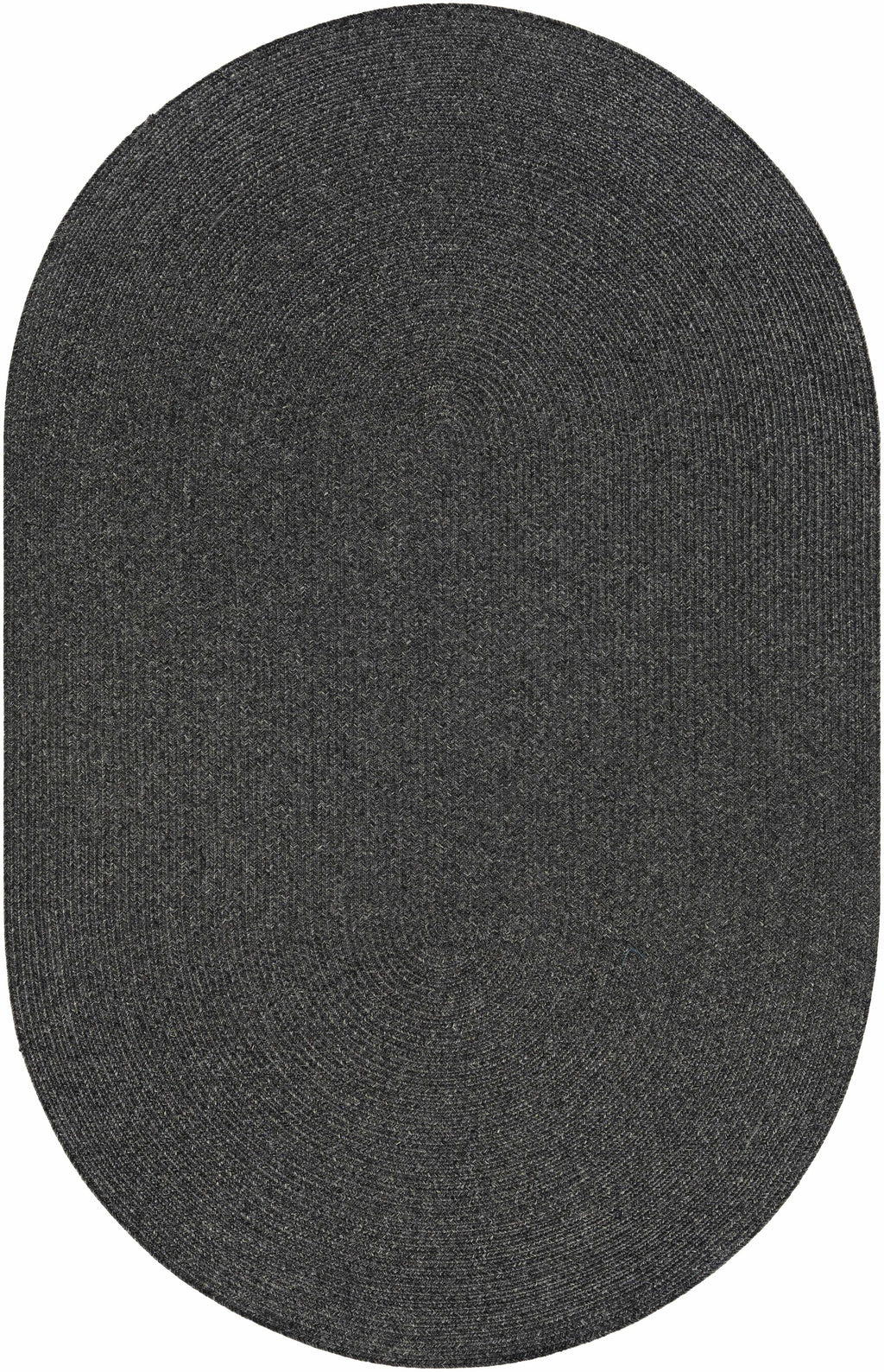 Black Braided Faux Jute Outdoor Rug