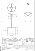 Natchitoches Ceiling Light - Clearance