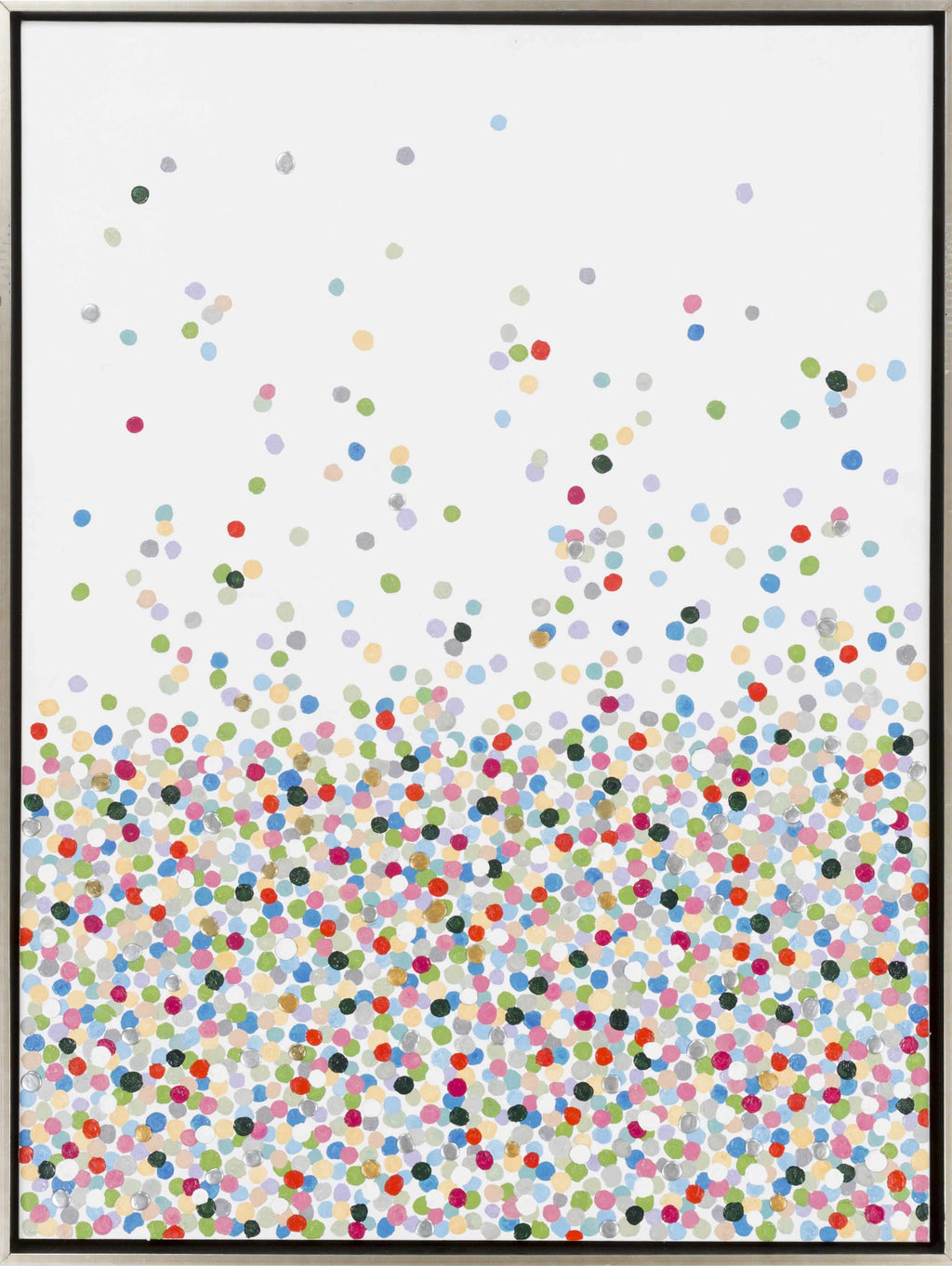 Nelse Multicolor Polka Dot Pattern Wall Art - Clearance