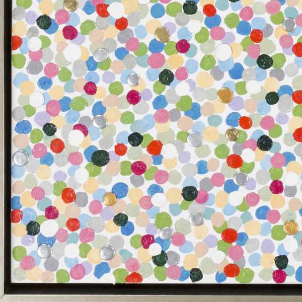 Nelse Multicolor Polka Dot Pattern Wall Art - Clearance