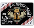 Never Forget - Metal Sign