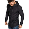 New Men's Solid Color Sweatshirt Fashion Men's Hoodie Epic Spring And Autumn Winter Long Sleeve Sports Hooded Sweatshirt for Running Fishing Hiking Hoodie For Men