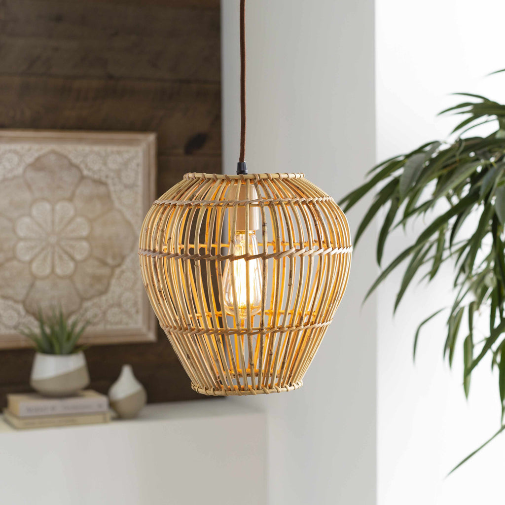 Unionport Rattan Ceiling Lighting - Clearance