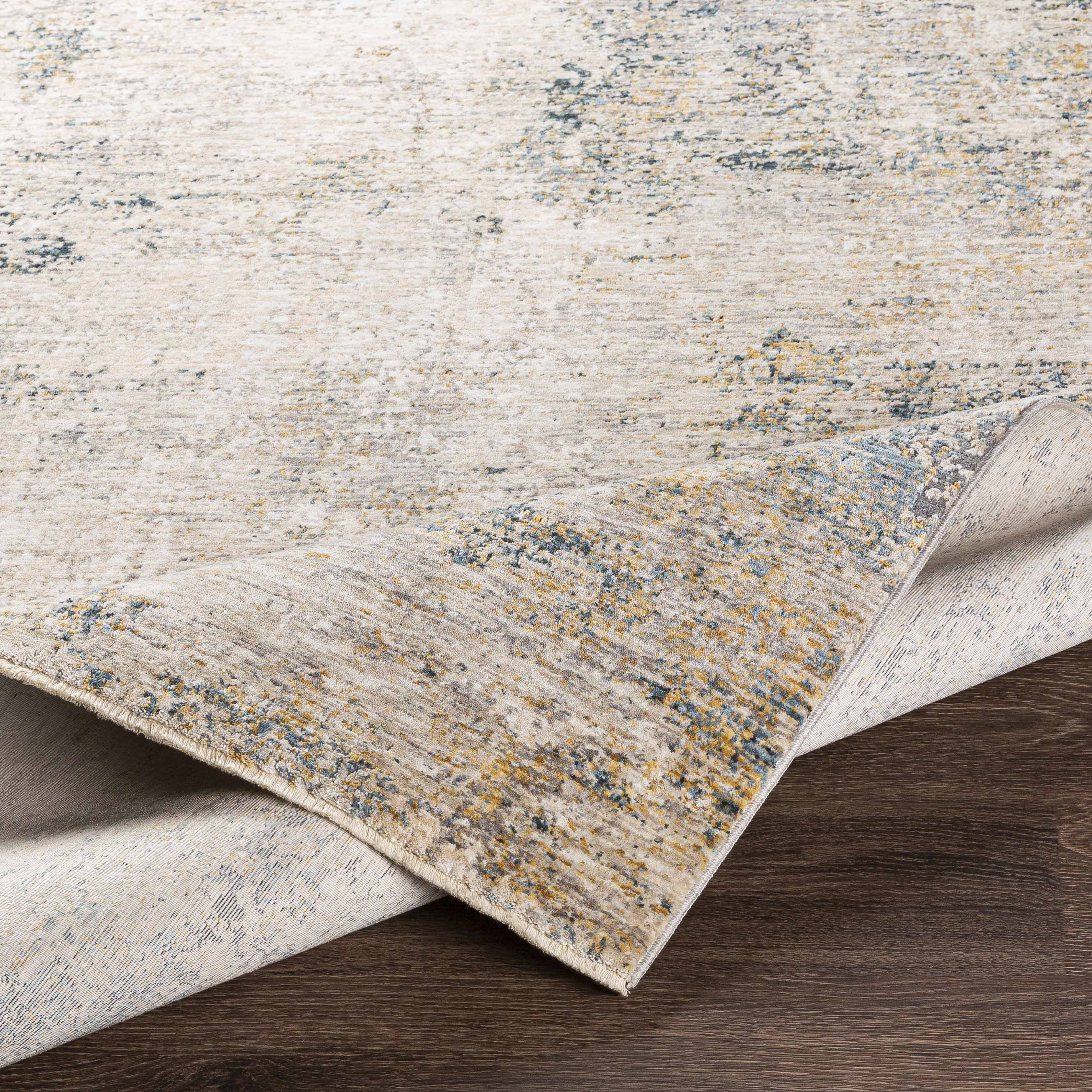 Odell Abstract Luxe Fringe Rug - Clearance
