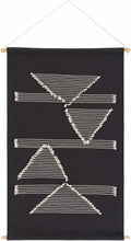 Olmitz Black-Beige Modern Geometric Wall Hanging