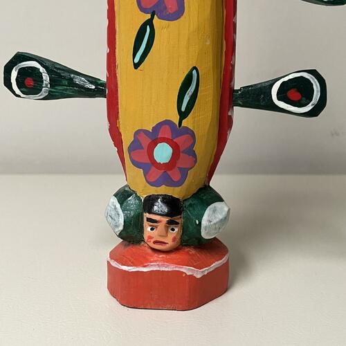 Kalalou GJC1010 Painted Wooden Virgin Guadalupe