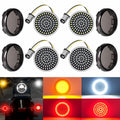 1157 LED Turn Signal Lights Front Rear 81 LEDs Compatible with Harley '86-24 Models
