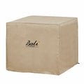 30" Square Patio Fire Pit Table Cover,Heavy Duty,Waterproof Oxford Fabric, Brown