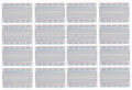 16Pcs Breadboard 400 Tie Point Solderless Prototype PCB Protoboard for Arduino