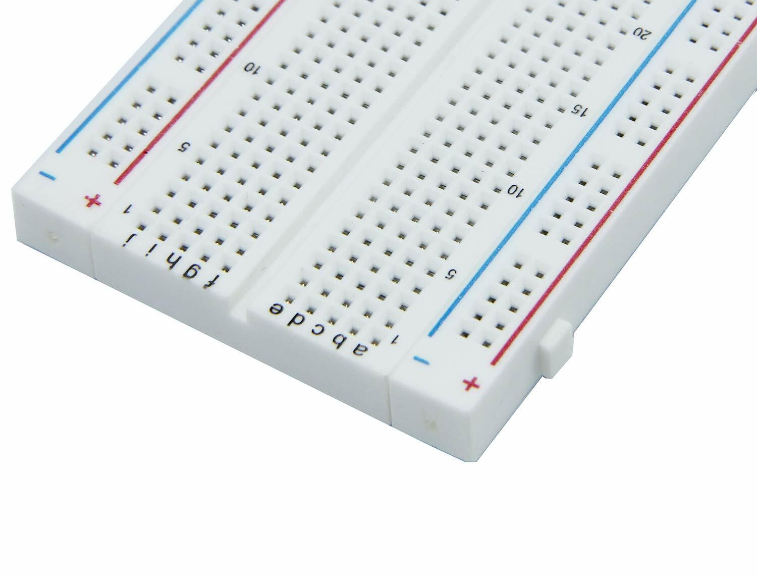 16Pcs Breadboard 400 Tie Point Solderless Prototype PCB Protoboard for Arduino