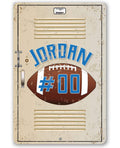 Personalized - American Football - Metal Sign