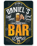 Personalized - Bar - Metal Sign