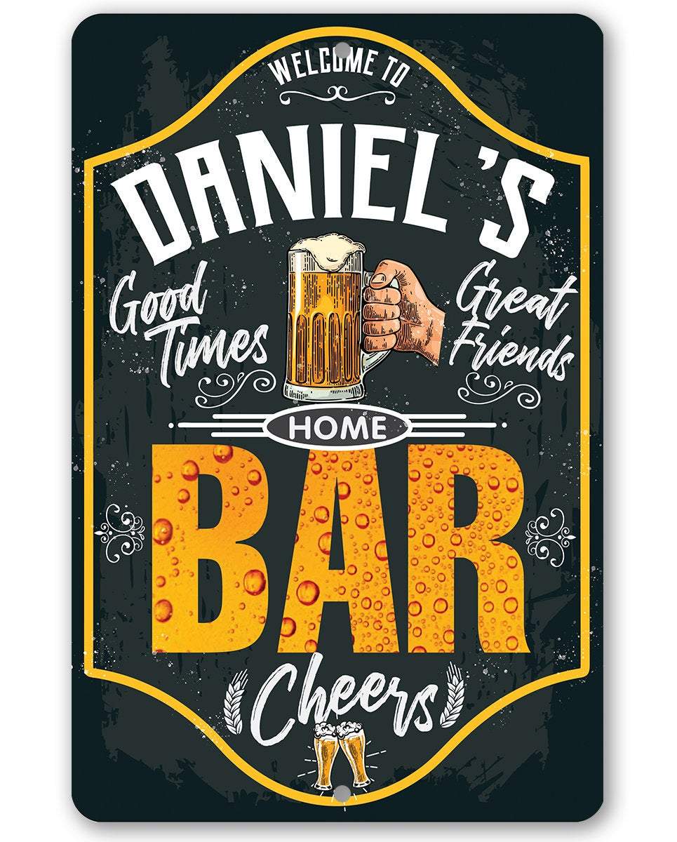 Personalized - Bar - Metal Sign