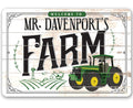 Personalized - Farm - Metal Sign