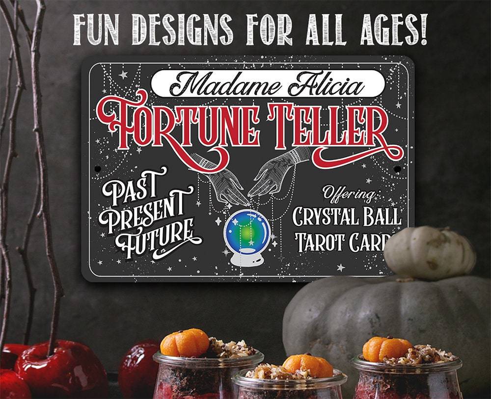 Personalized - Fortune Teller - Metal Sign