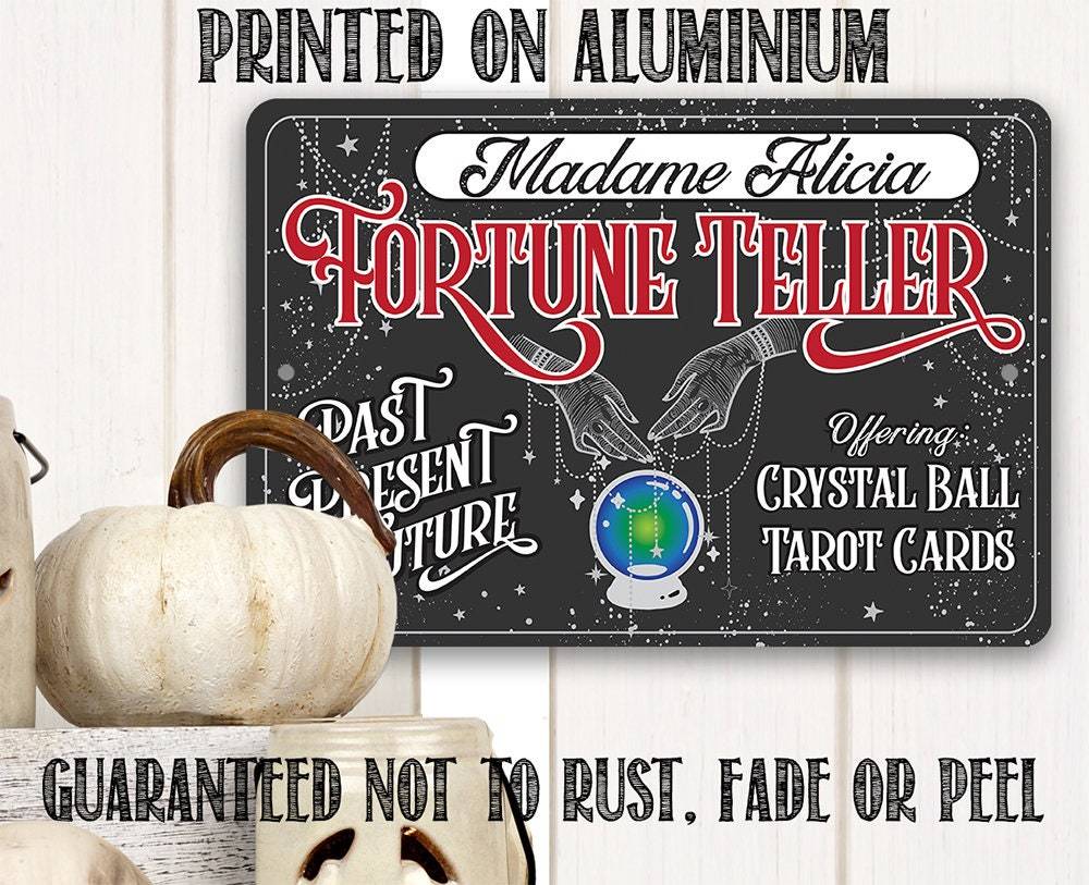 Personalized - Fortune Teller - Metal Sign