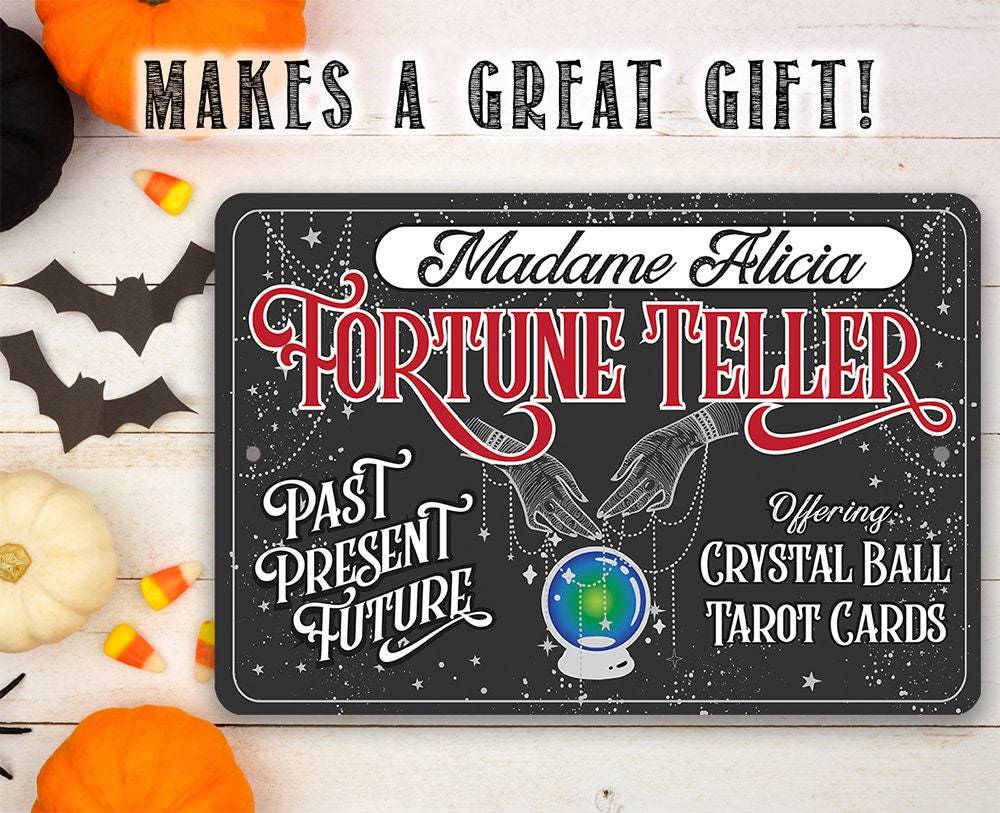 Personalized - Fortune Teller - Metal Sign