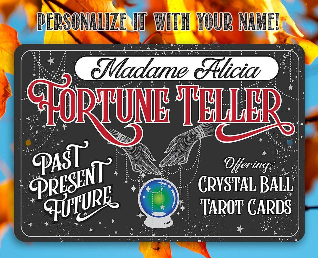 Personalized - Fortune Teller - Metal Sign