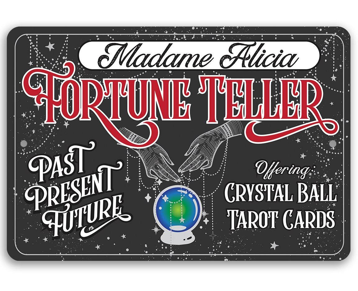 Personalized - Fortune Teller - Metal Sign