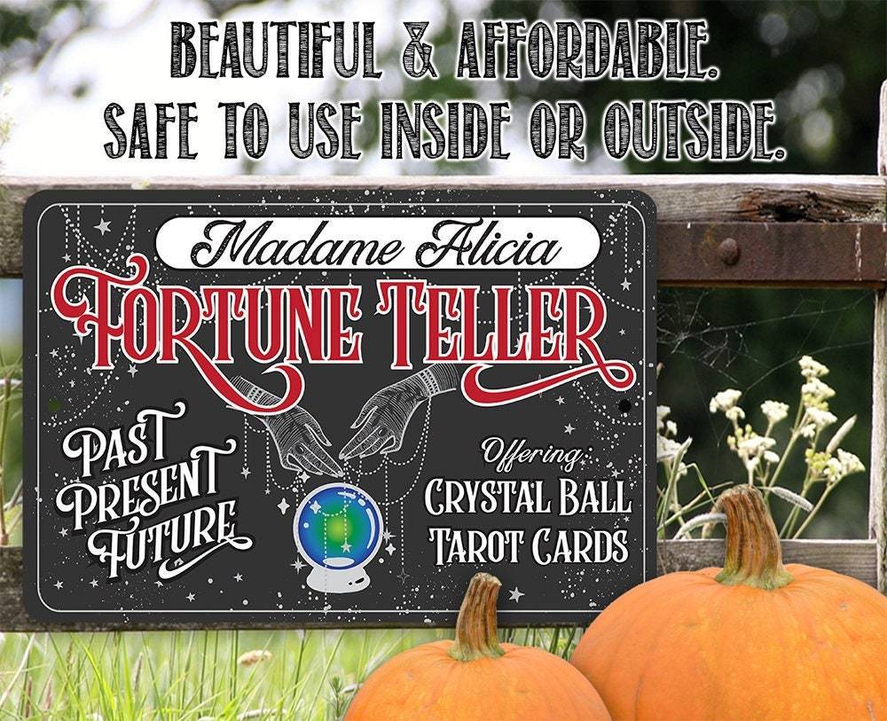 Personalized - Fortune Teller - Metal Sign