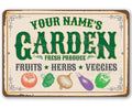 Personalized - Garden Decor - Metal Sign