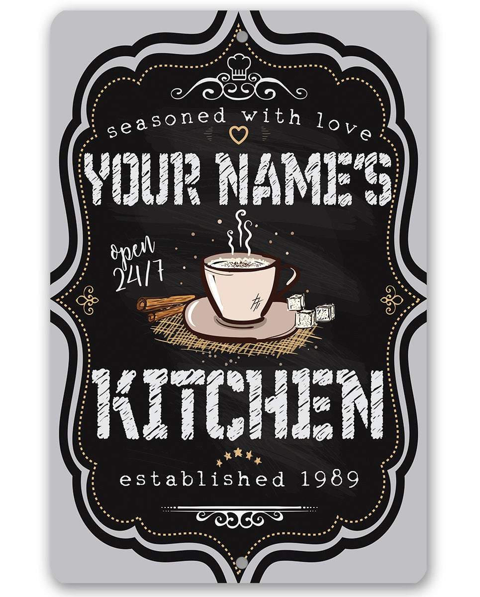 Personalized - Kitchen Sign - Metal Sign