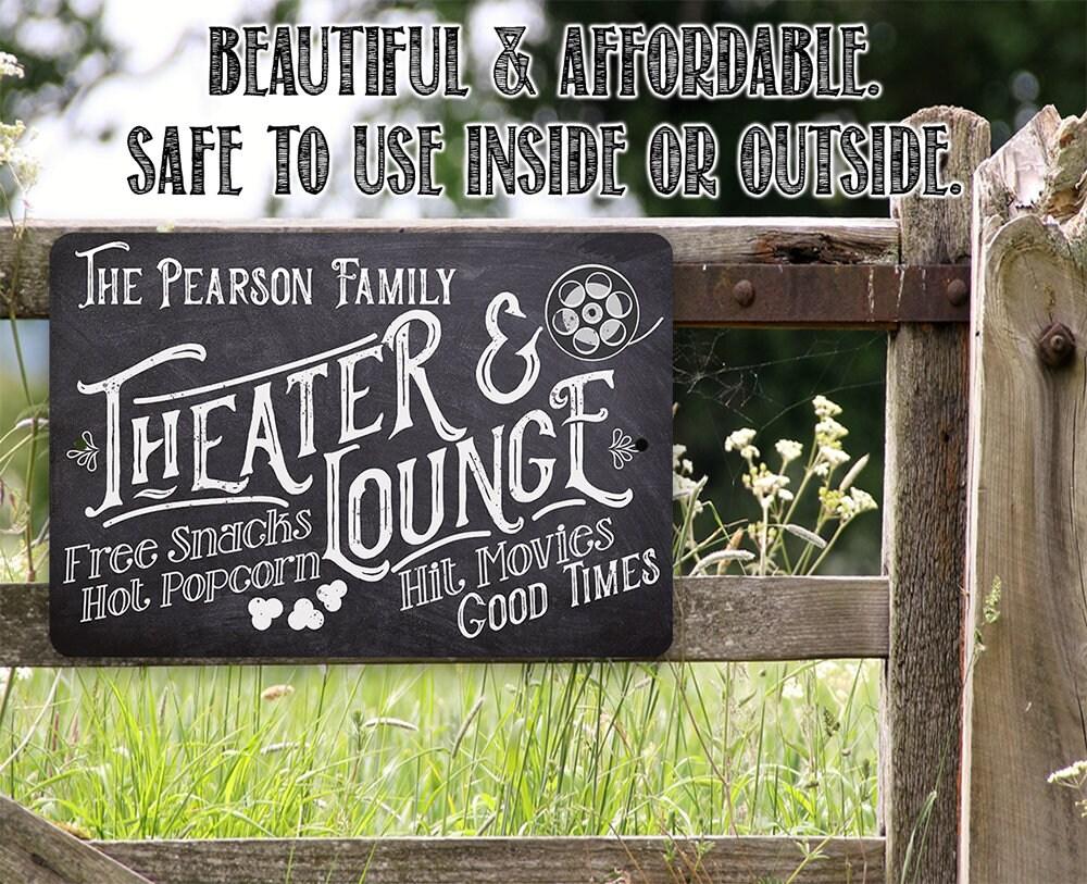 Personalized - Theater and Lounge - Metal Sign