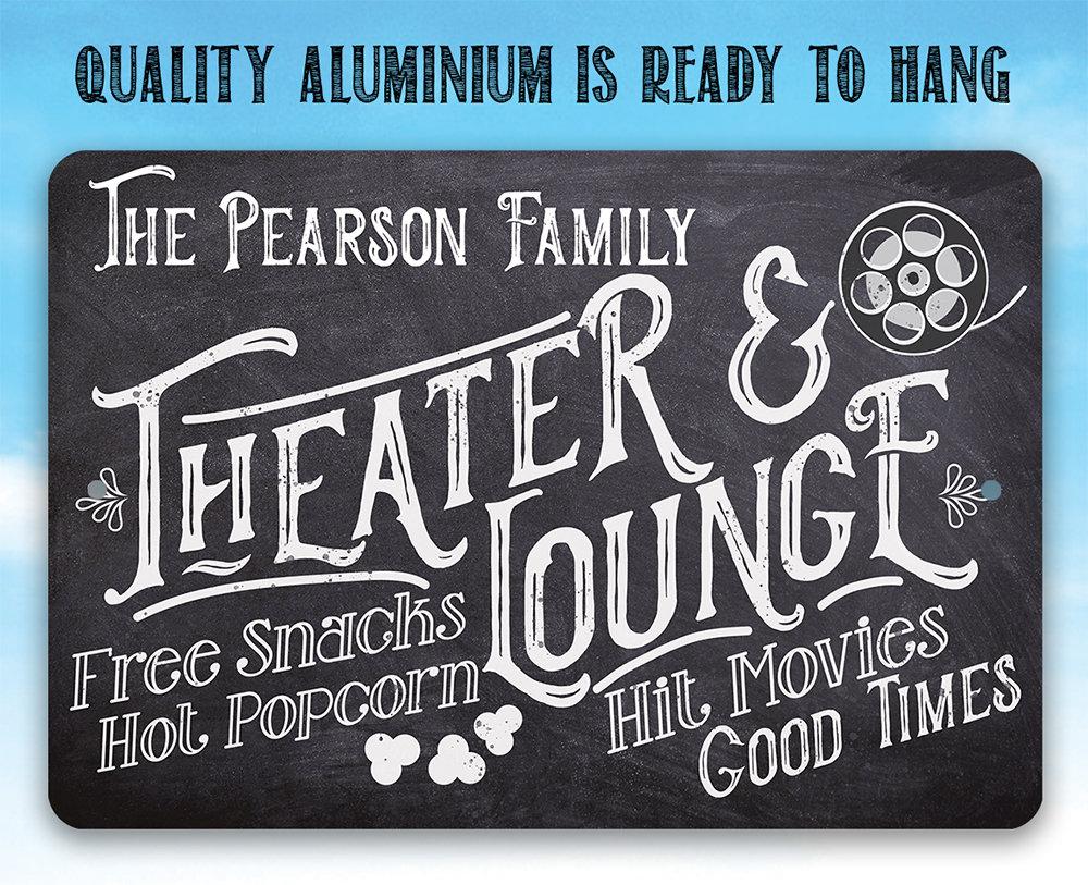 Personalized - Theater and Lounge - Metal Sign
