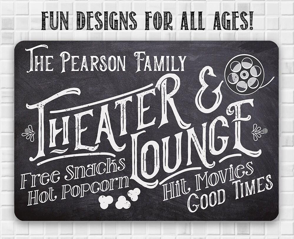 Personalized - Theater and Lounge - Metal Sign