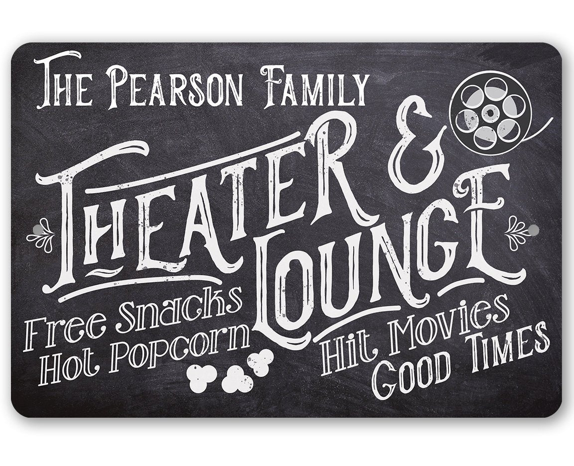 Personalized - Theater and Lounge - Metal Sign