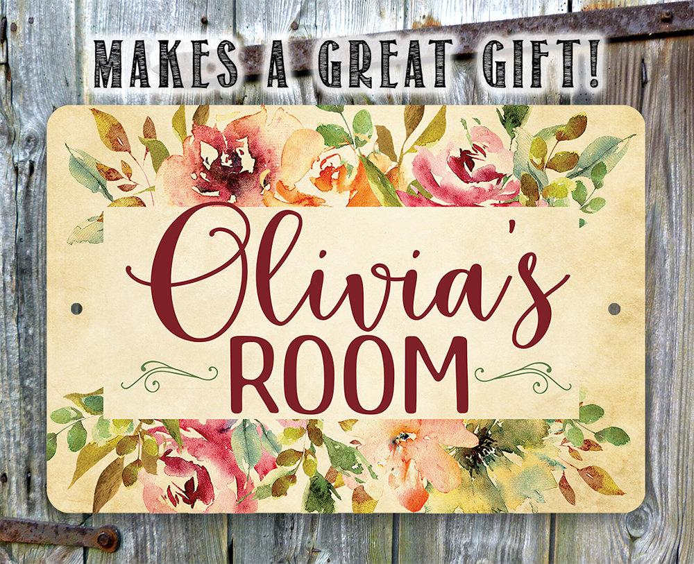 Personalized - My Room - Metal Sign