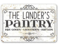 Personalized - Pantry - Metal Sign