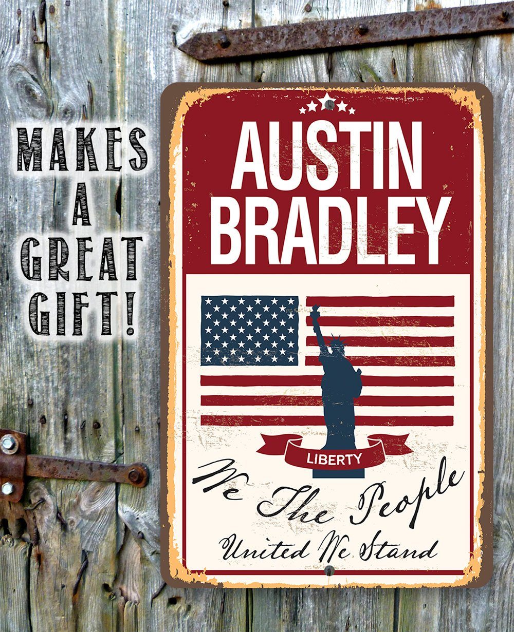 Personalized - We The People - Metal Sign