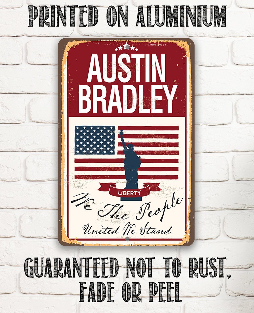 Personalized - We The People - Metal Sign