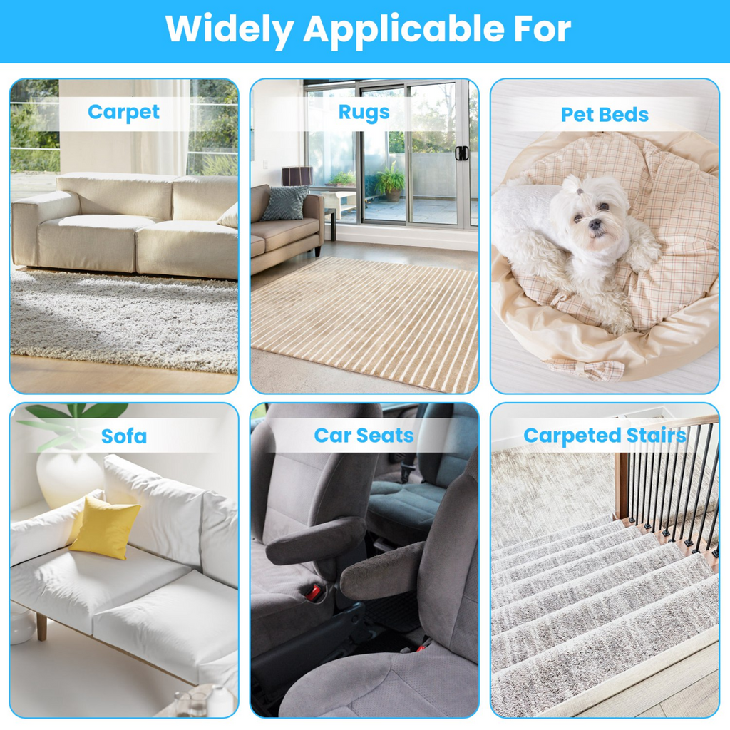 Pet Hair Removal Rake With 54.33in Adjustable Telescopic Rod Multi-Fabric Dog Cat Hair Scraper Lint Shaver For Carpet Rug Clothes Couch