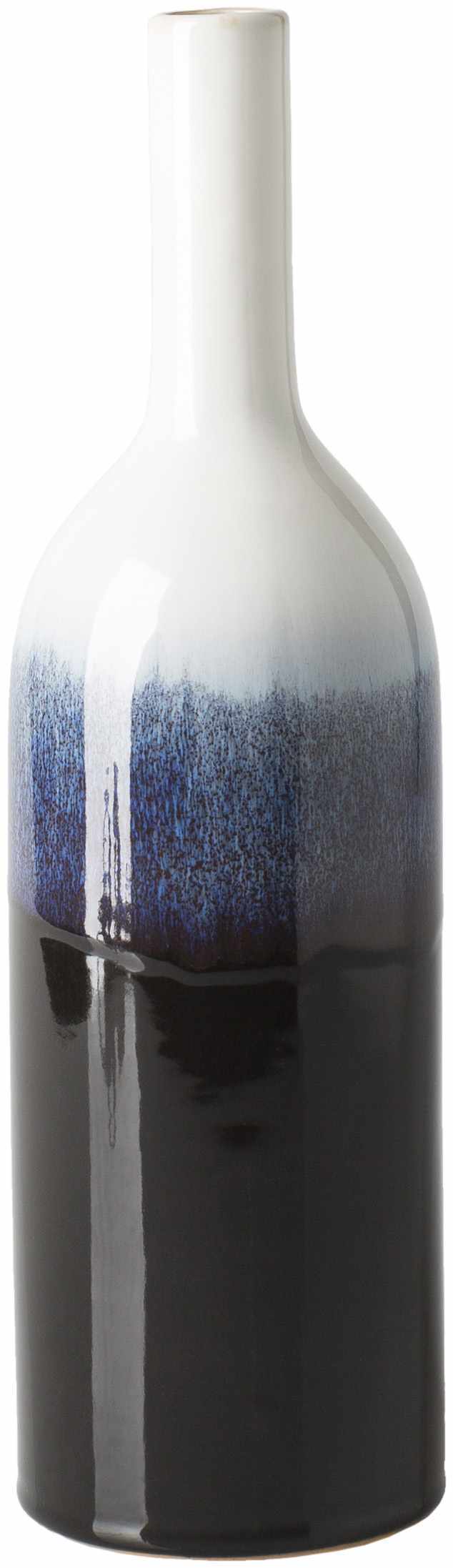 Pitfour Blue White Ceramic Outdoor Vase Set