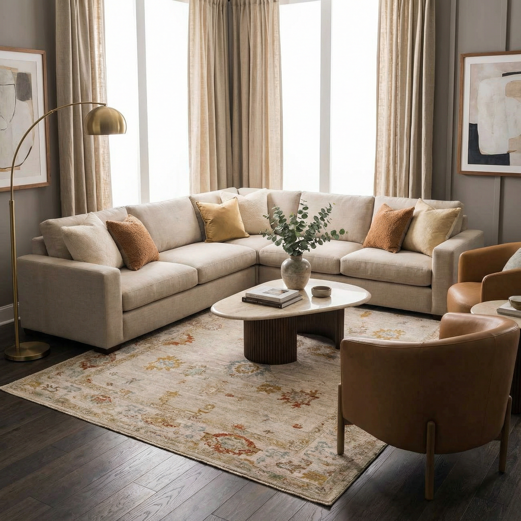 Kitchener Oushak Thick Luxe Area Rug