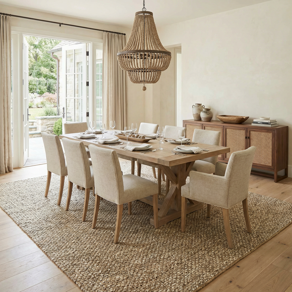 Caspar Hand Woven Natural Jute Rug