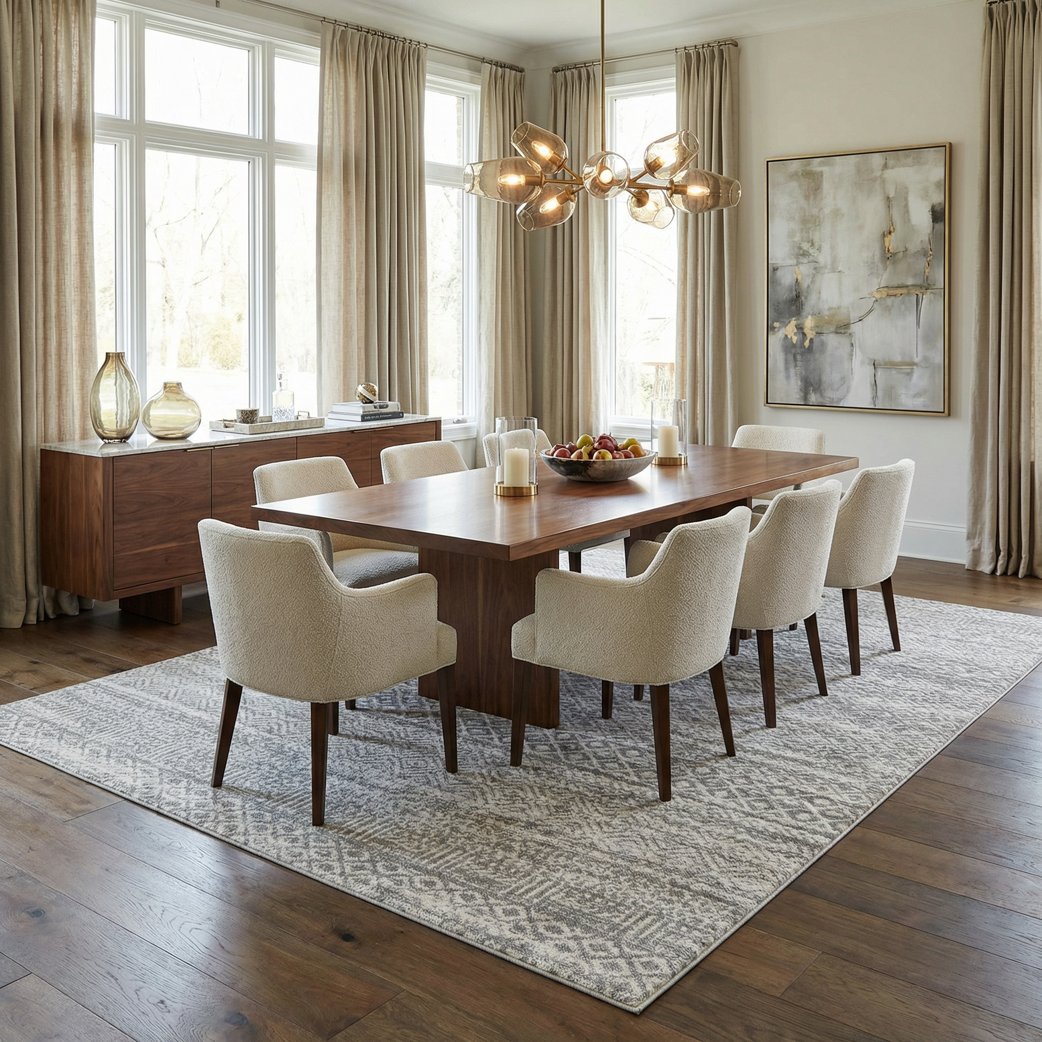 Gravelbourg Washable Boho Rug