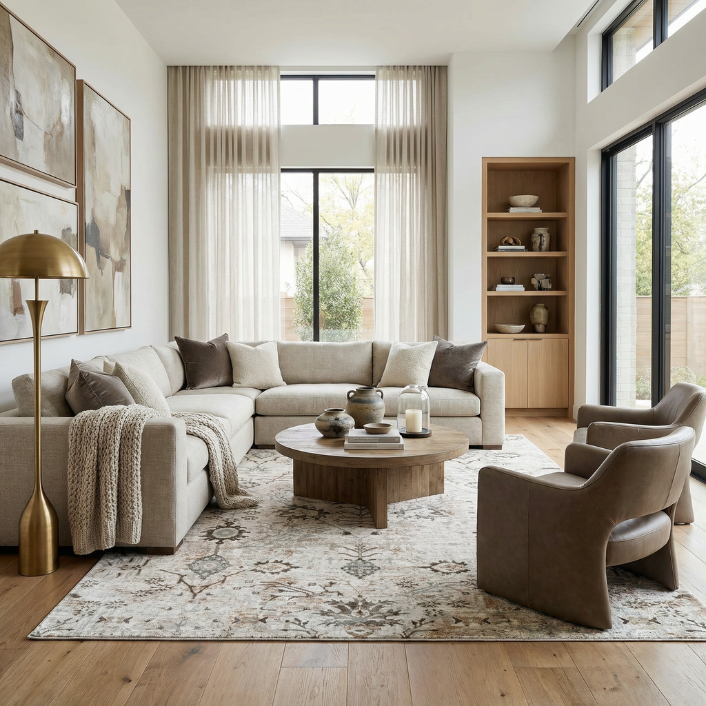 Claydon Thick Luxe Oushak Rug