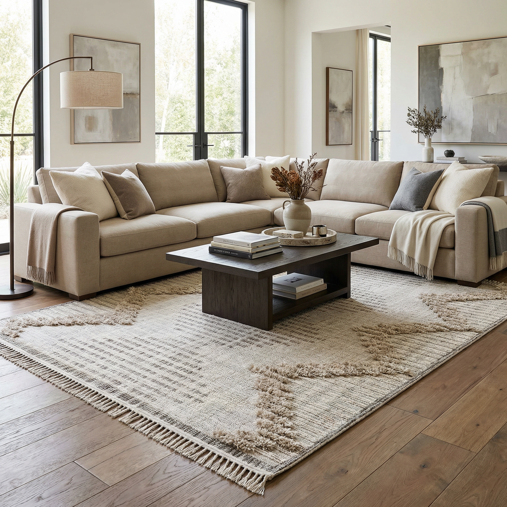 Maulawin High-Low Rustic Rug
