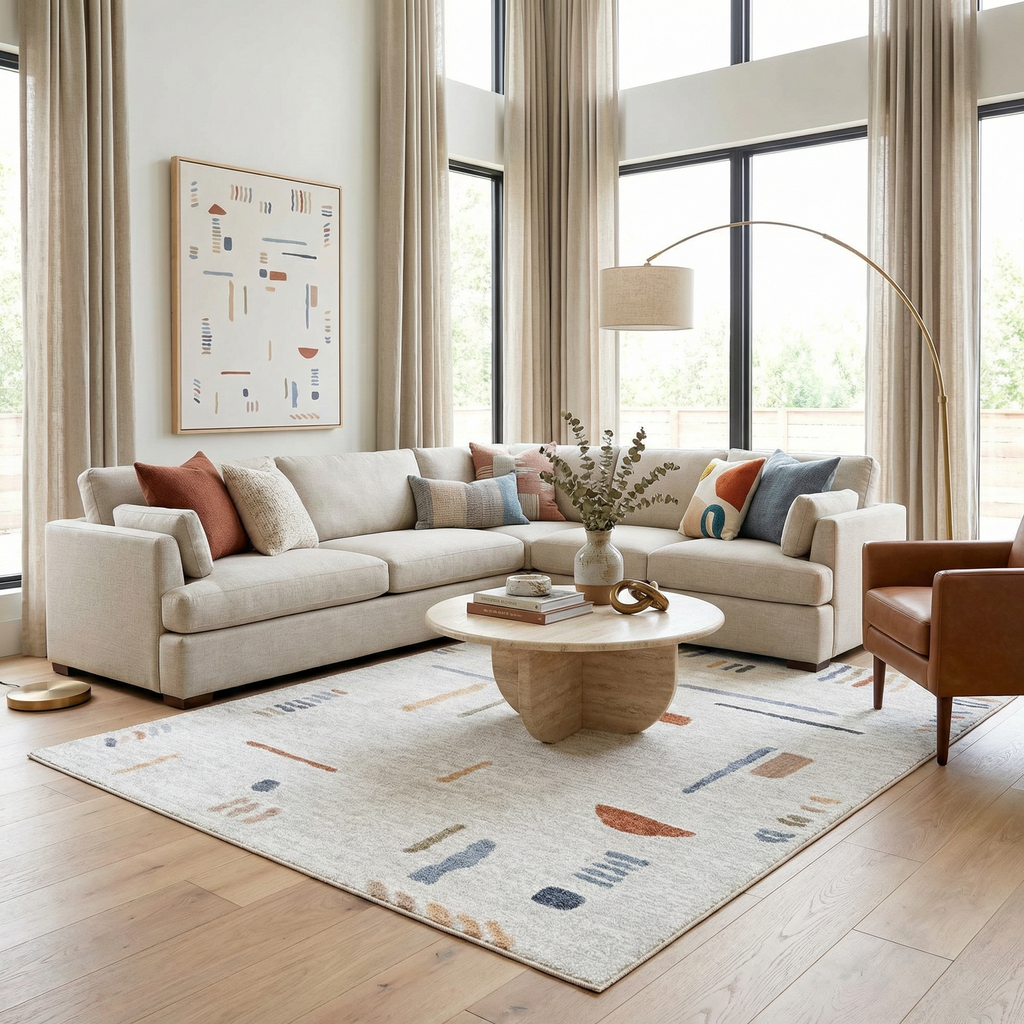 Arnon Modern Washable Rug