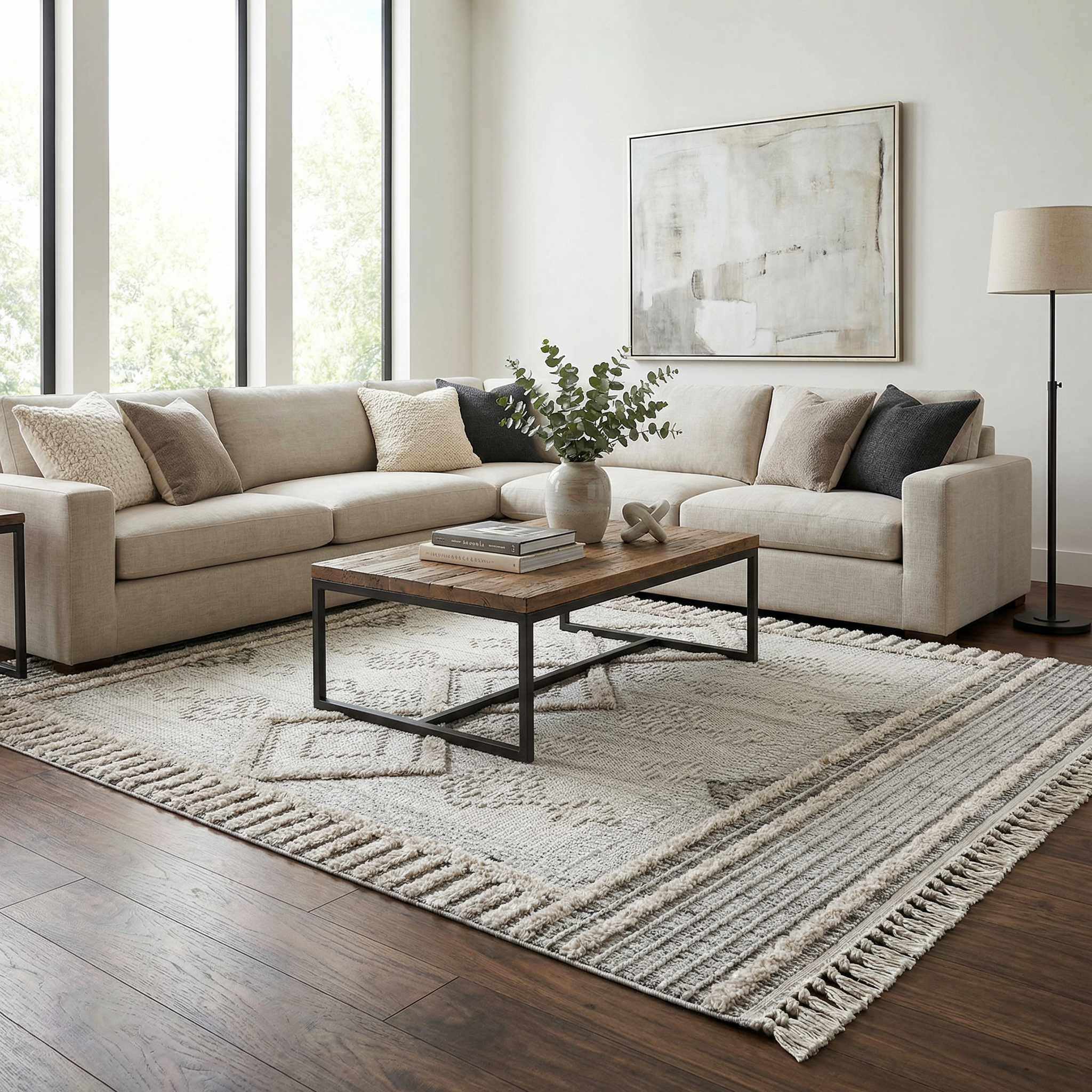Amaga High-Low Rustic Rug