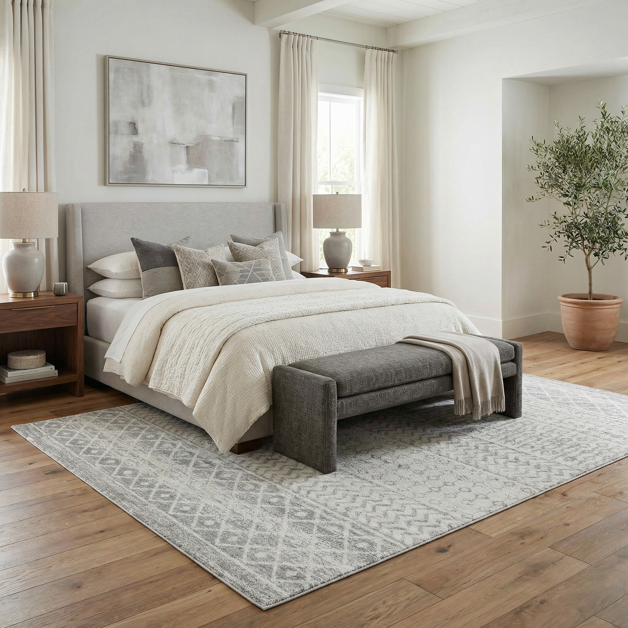 Constantin Gray Area Rug