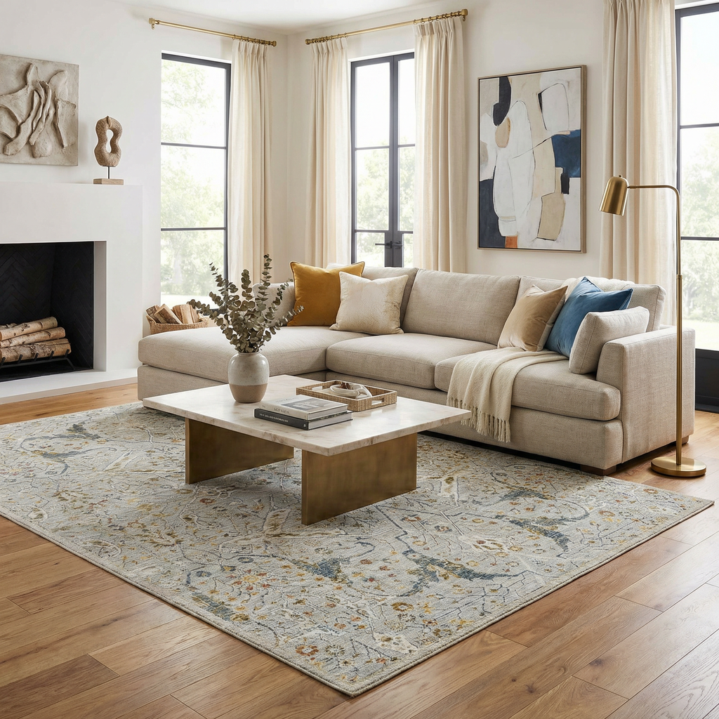 Bornova Luxe Oushak Rug