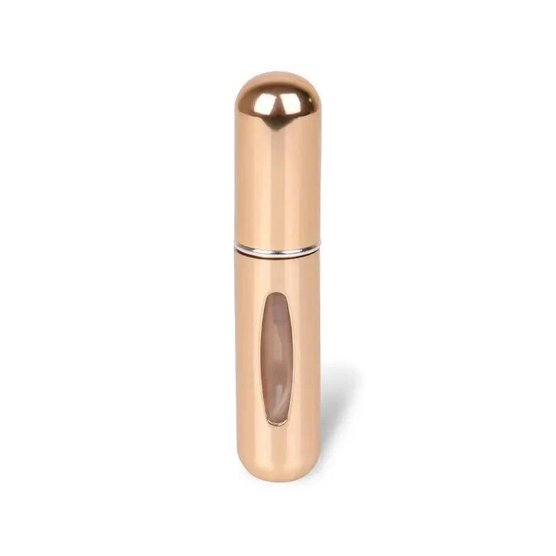 Portable Mini Refillable Atomizer Bottle Lightweight Container For Cosmetics Mini Aluminum Empty Bottle For Traveling Cute Little Bottle For Ladies 5ml