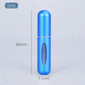 Portable Mini Refillable Atomizer Bottle Lightweight Container For Cosmetics Mini Aluminum Empty Bottle For Traveling Cute Little Bottle For Ladies 5ml