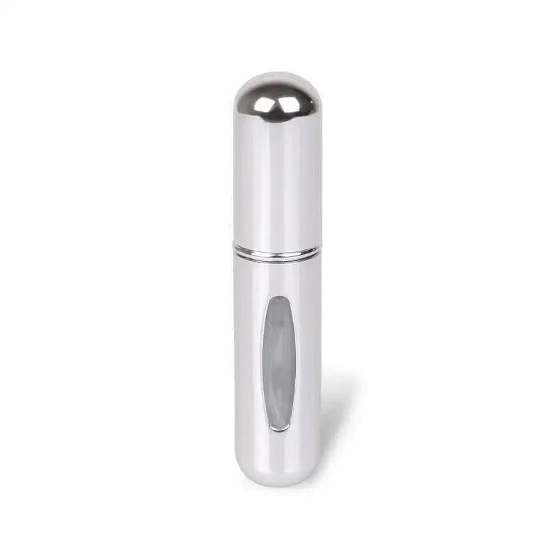 Portable Mini Refillable Atomizer Bottle Lightweight Container For Cosmetics Mini Aluminum Empty Bottle For Traveling Cute Little Bottle For Ladies 5ml