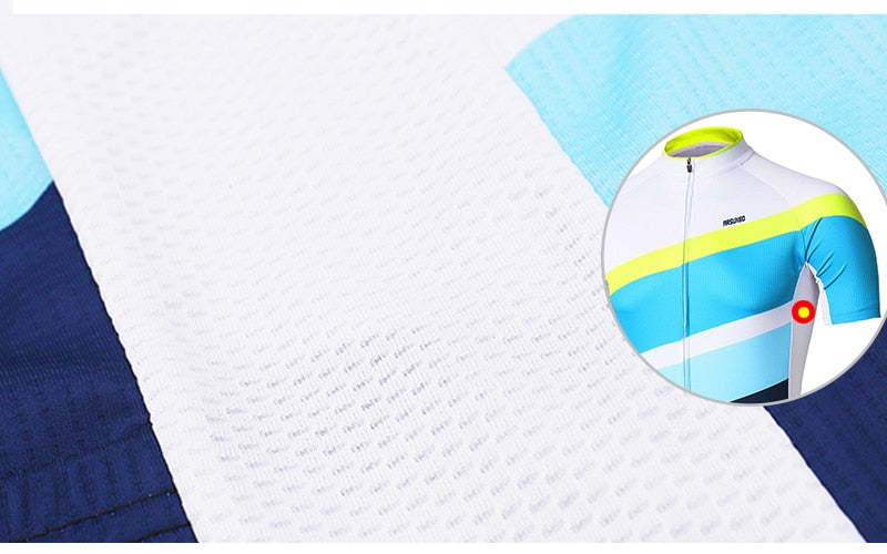 Men Short Sleeves Cycling Jersey Quick Dry MTB Jersey Mountain Bicycle